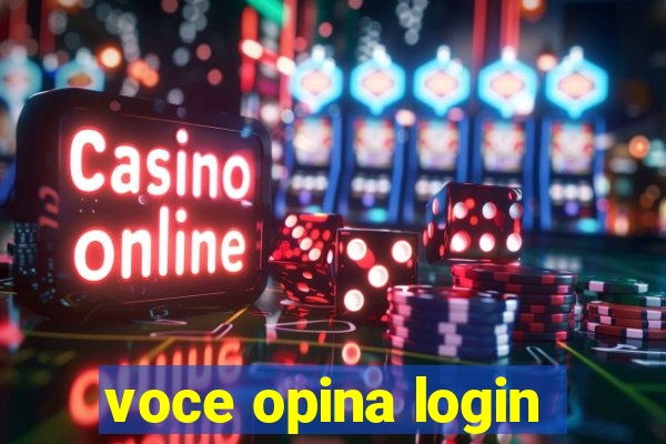 voce opina login